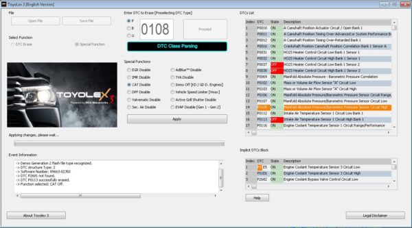 P_CODE+CAT ToyoLex 3 software for all Denso Toyota/Lexus Generations is here now!