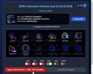 1 Continental GPEC tool Software for GPEC2/2A/3/4LM ECU's to Perform OBD Unlock Patch
