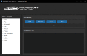 QWE SOFTWARE PEDROSOFT IMMO TOOL V2.3.4